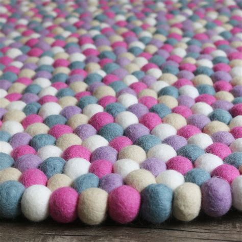 wool felt ball carpet